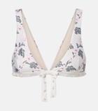 Agua by Agua Bendita Huerta floral bikini top