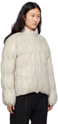 POST ARCHIVE FACTION (PAF) Gray Bartack Down Jacket