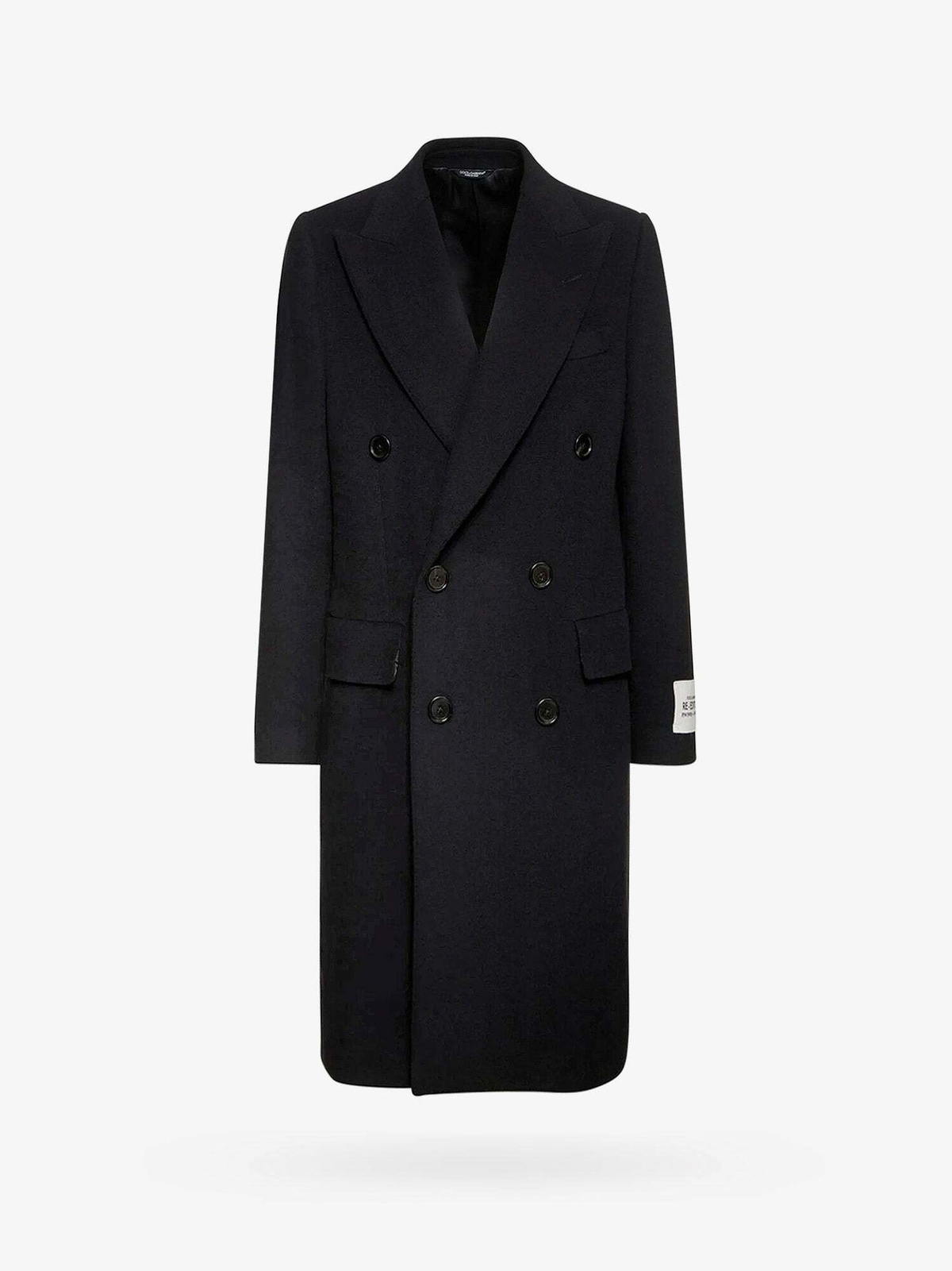 Dolce & Gabbana Coat Black Mens Dolce & Gabbana