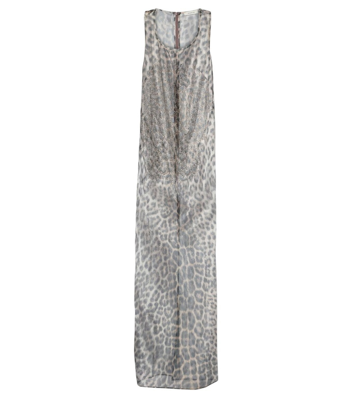 Photo: Jacques Wei Crystal-embellished tulle maxi dress