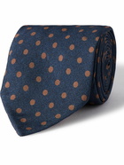 Rubinacci - 8cm Polka-Dot Silk-Jacquard Tie