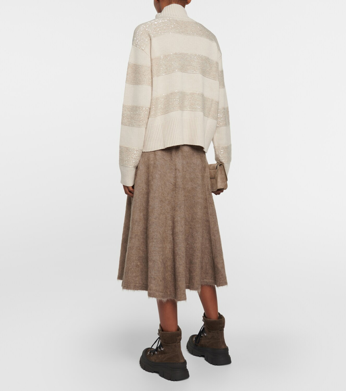 Brunello Cucinelli Virgin wool, cashmere, and silk sweater
