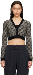 MISBHV Gray Monogram Cardigan
