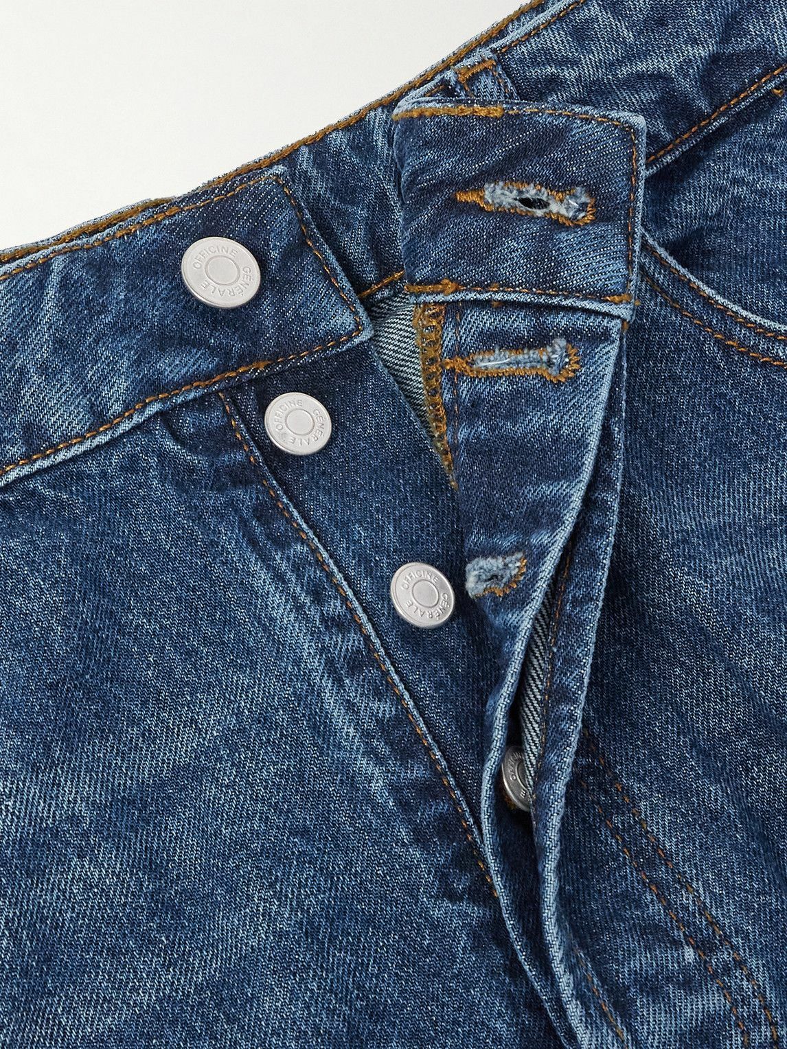 Officine Générale - Vintage Original Straight-Leg Jeans - Blue