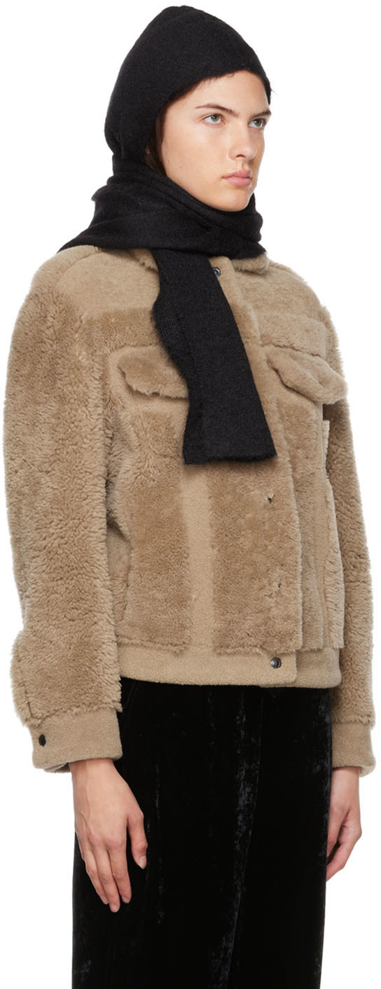 TOM FORD Black 7G Hood Scarf
