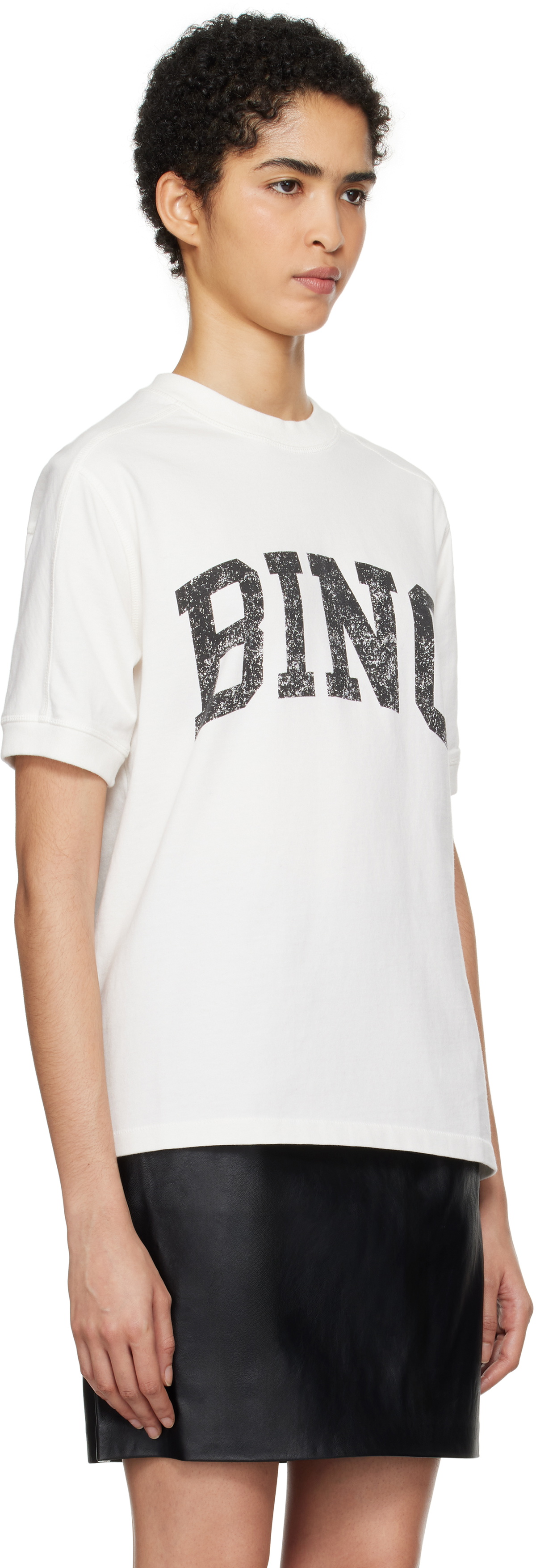 ANINE BING Off-White Jaylin 'Bing' T-shirt ANINE BING
