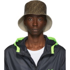 Fendi Brown Forever Fendi Bucket Hat