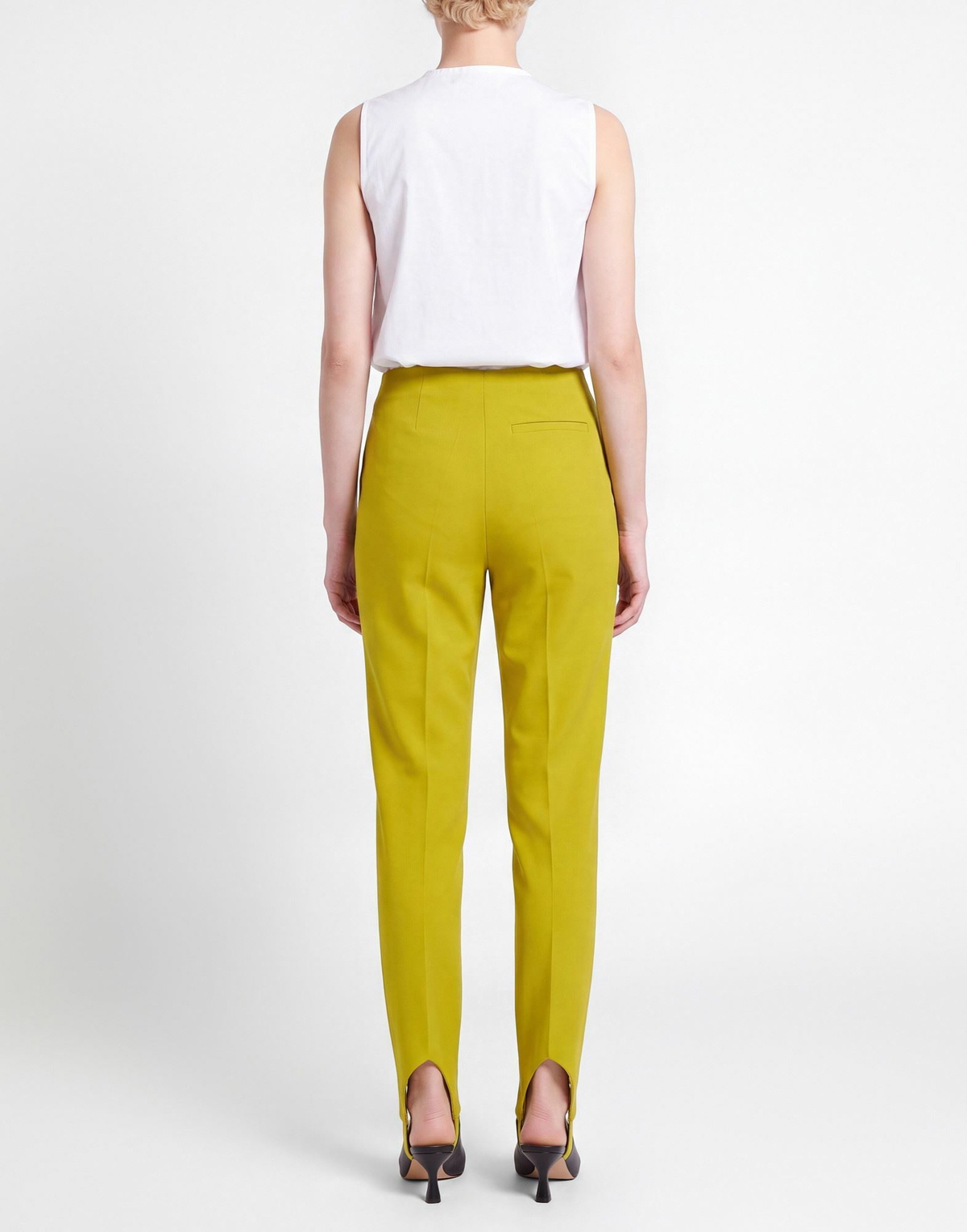 Erika Cavallini Womens Pants in Yellow