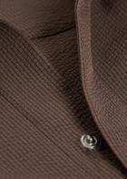 Herno Striped Seersucker Shirt Dark Brown