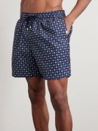 Derek Rose - Tropez Straight-Leg Mid-Length Printed Swim Shorts - Blue