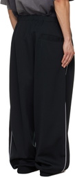 Maison MIHARA YASUHIRO Black Amateur Sewn Like Track Pants