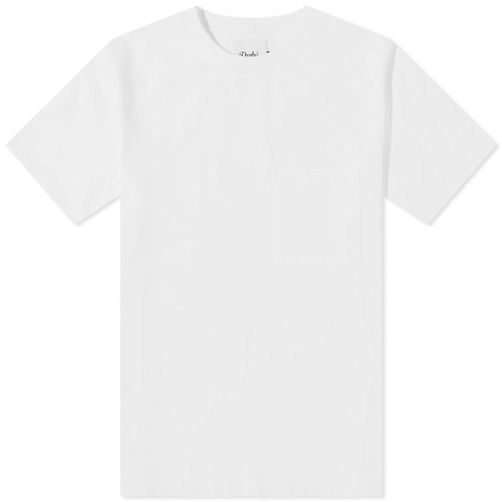 Photo: Drake's Men's Pocket T-Shirt in White