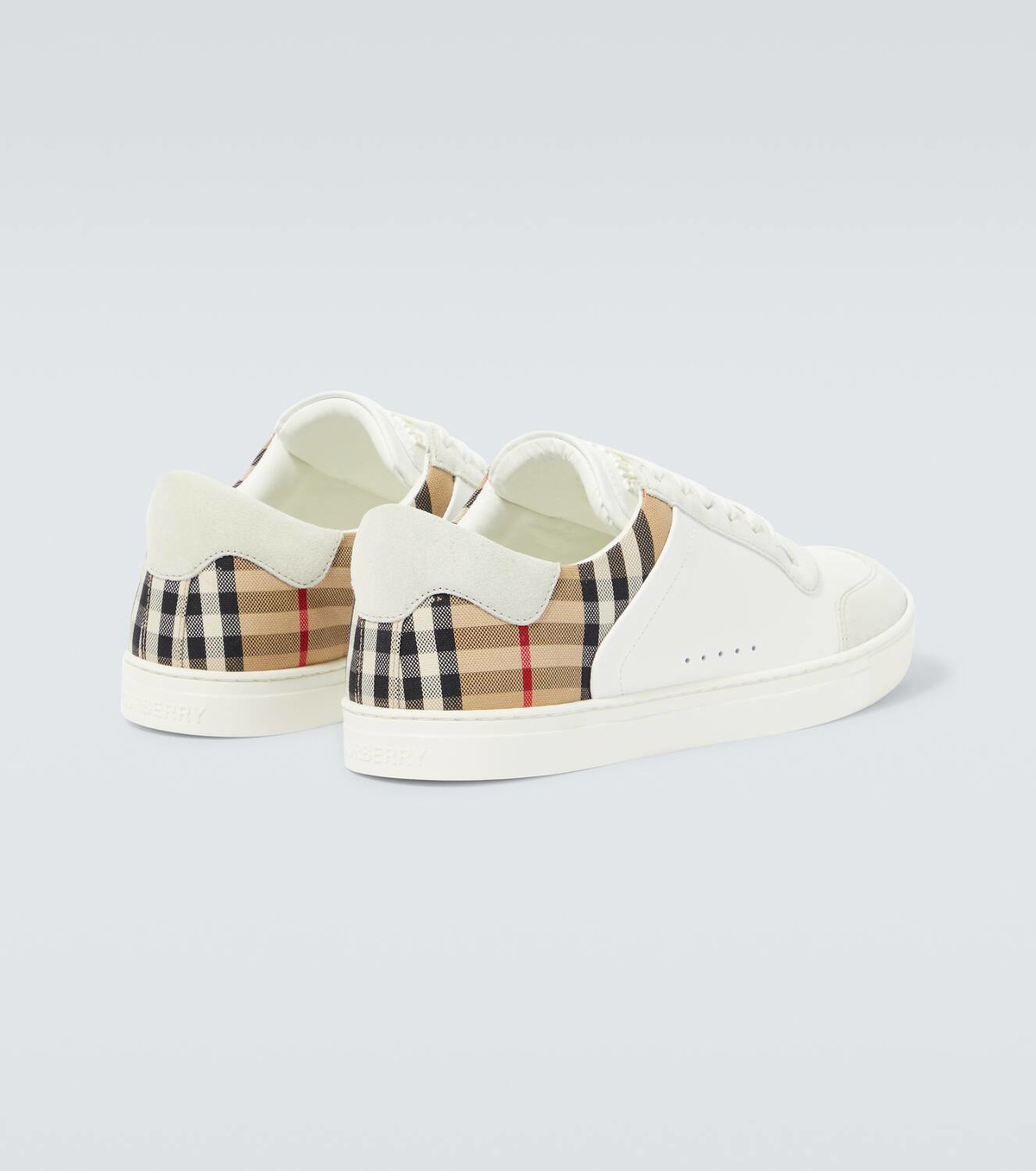 burberry tartan sneakers
