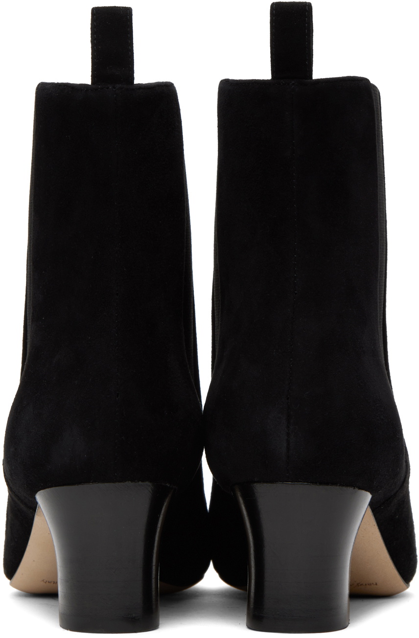 Manolo Blahnik Black Tiraba Chelsea Boots