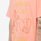 Checks Downtown Men's Maunga T-Shirt in Tangerine