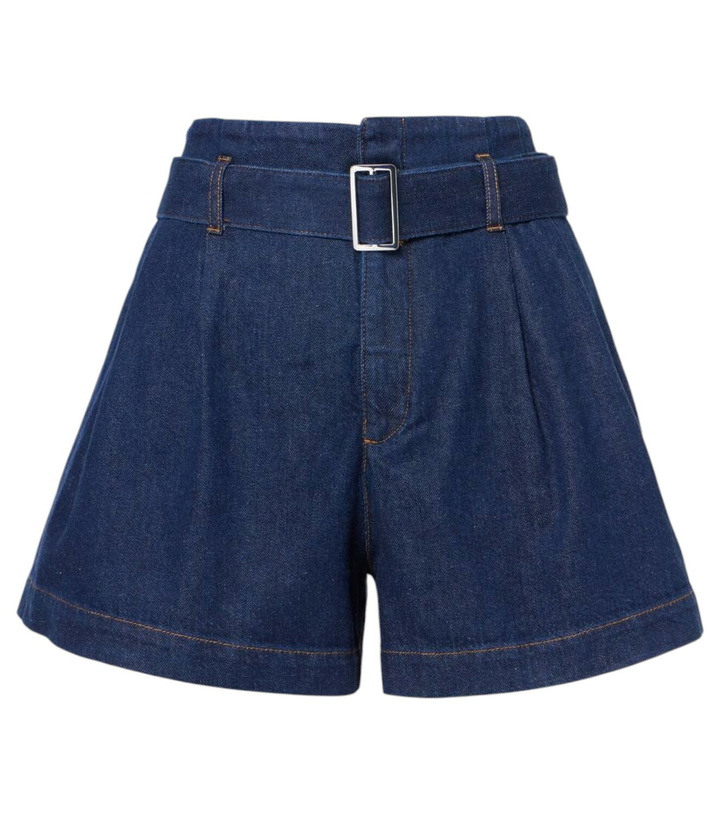 Photo: Frame The Paper Bag belted denim shorts