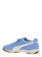 Puma king Light Blue Sneakers With Formstrip Logo Detail On The Side And Logo Patch On The Tongue In Leather Unisex