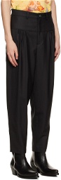 Molly Goddard Gray Peggy Trousers