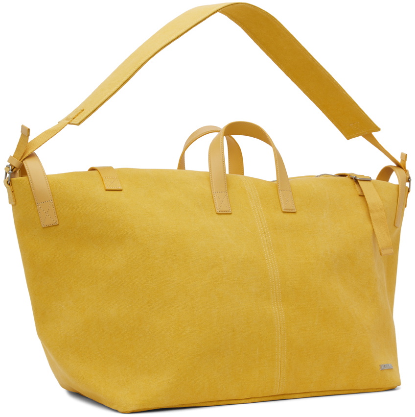 Jacquemus Yellow Le Raphia 'Le Sac À Linge' Bag