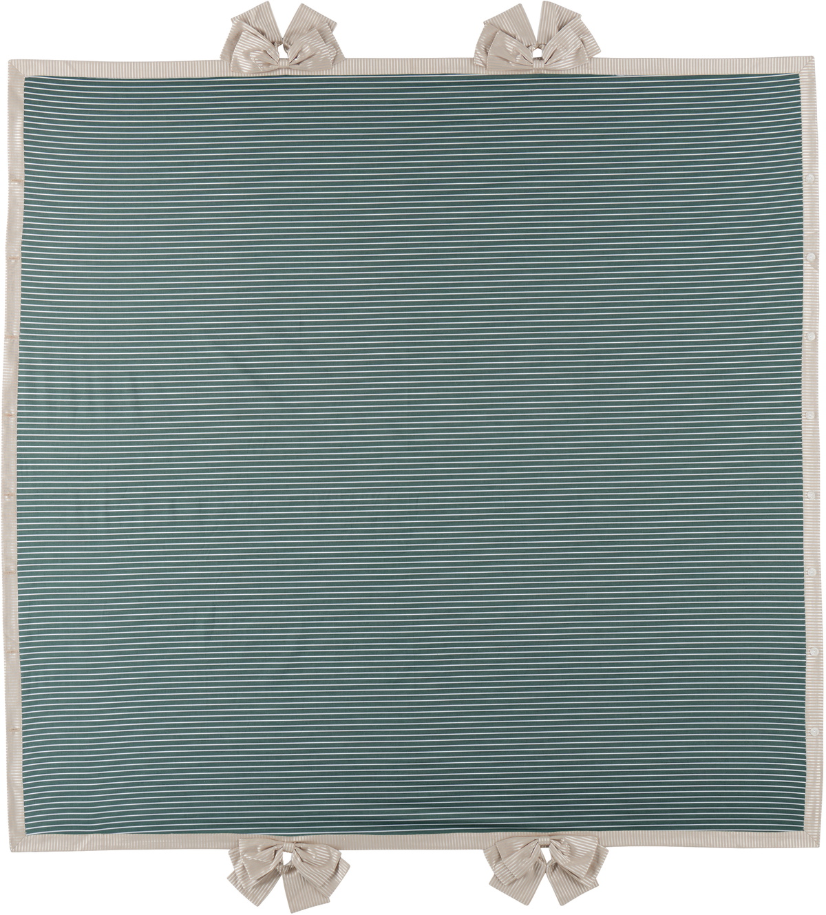 Gohar World Green & White Bow Tablecloth