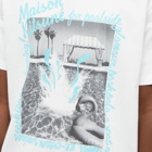 Maison Kitsuné Men's Postcard Comfort T-Shirt in Off-White