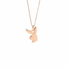 Hatton Labs x Playboy Bunny Pendant Chain in Rose Gold