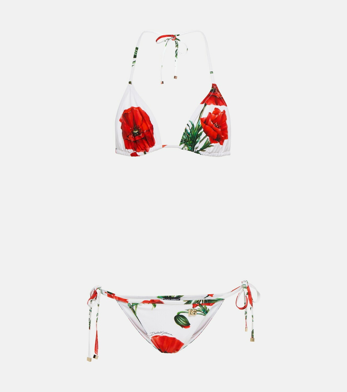 Dolce&Gabbana - Floral triangle bikini Dolce & Gabbana