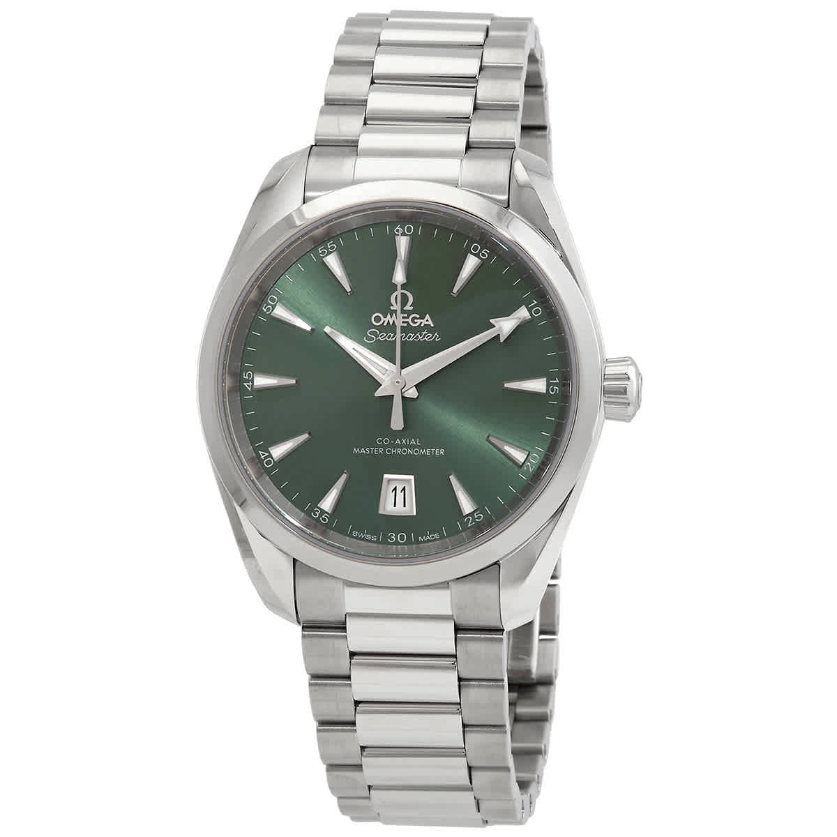 Omega Seamaster Aqua Terra Automatic Chronometer Green Dial Unisex Watch 220.10.38.20.10.002