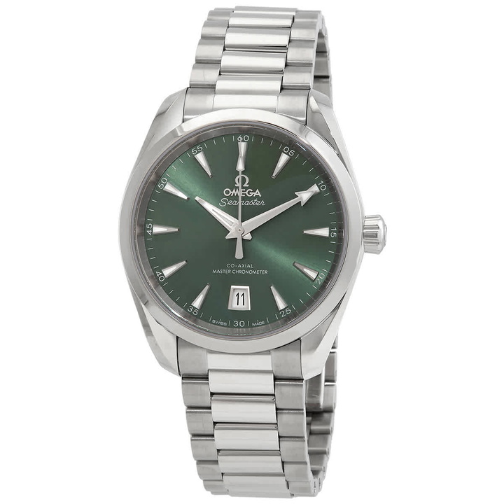 Photo: Omega Seamaster Aqua Terra Automatic Chronometer Green Dial Unisex Watch 220.10.38.20.10.002