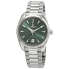 Omega Seamaster Aqua Terra Automatic Chronometer Green Dial Unisex Watch 220.10.38.20.10.002