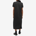 Snow Peak Women's Quick Dry Sweatshirt Midi Dress in Black