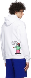 Moschino White Comics Hoodie