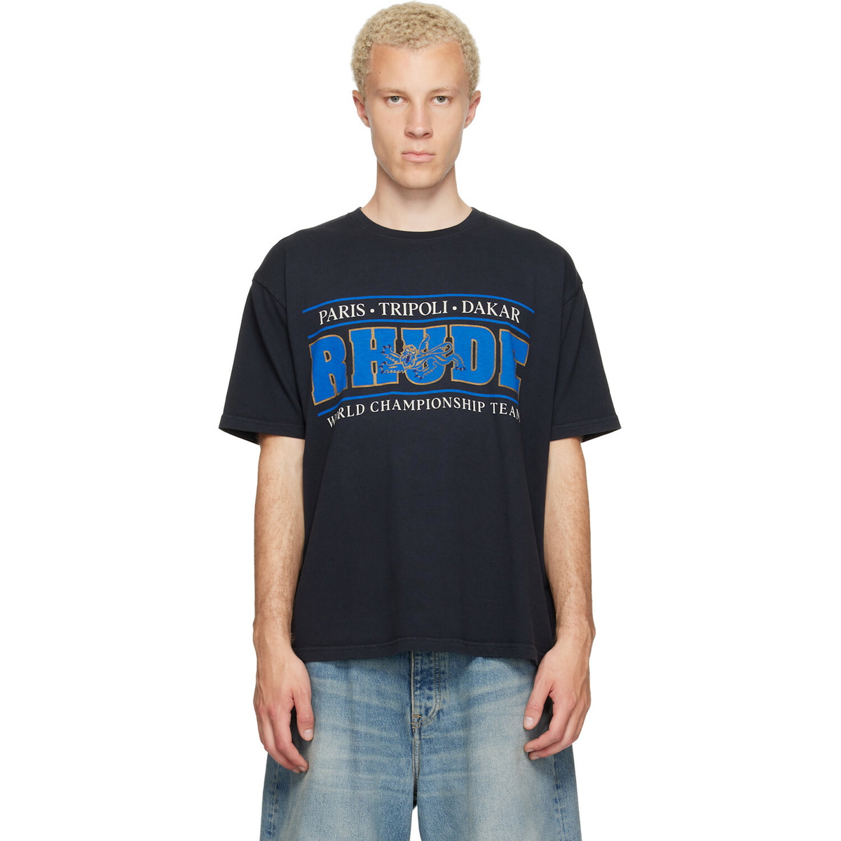 Rhude Black 'Rhude' Chrono T-shirt