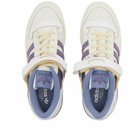 Adidas Forum 84 Low Sneakers in White/Tech Purple