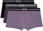 BOSS Three-Pack Multicolor Boxers