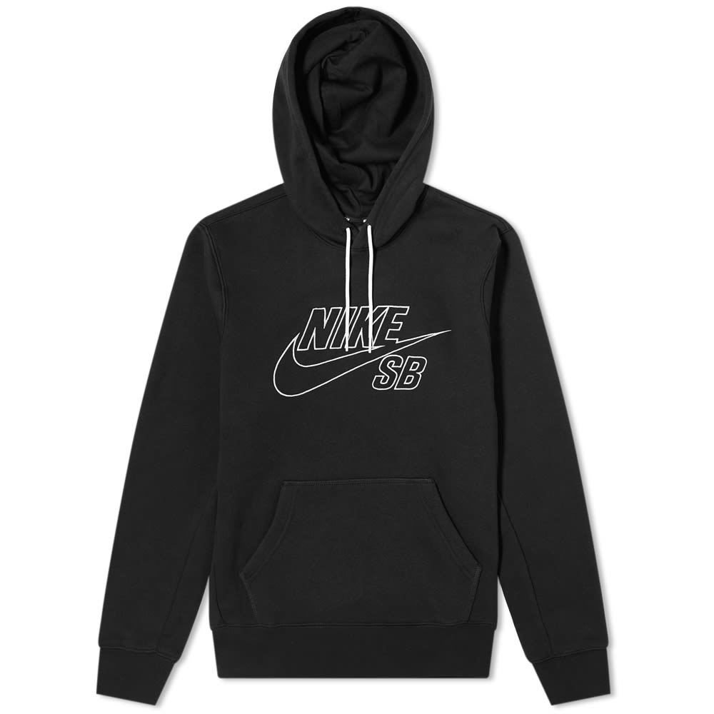 Nike sb 2025 embroidered logo hoodie