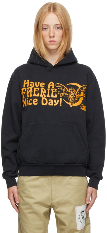 Photo: Online Ceramics Black 'Have A Faerie Day' Hoodie