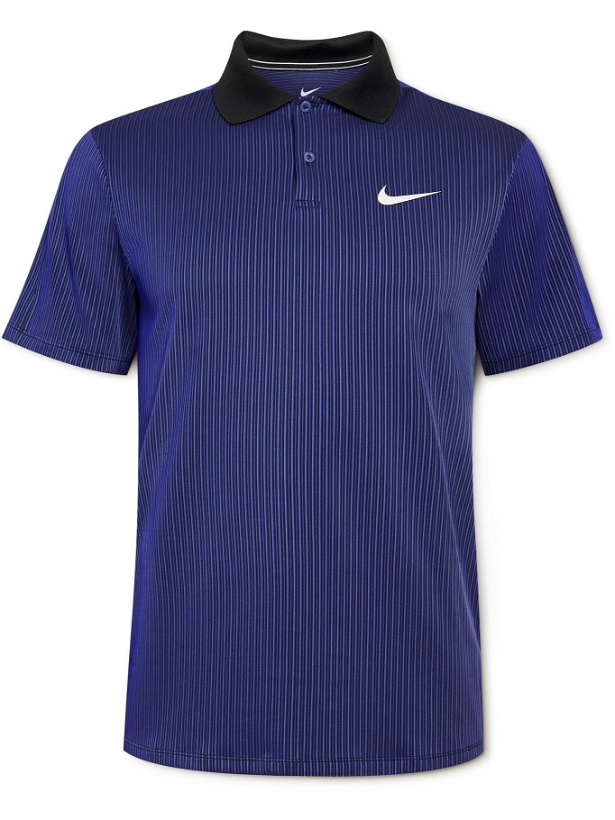 Photo: Nike Tennis - Slam Dri-FIT ADV Tennis Polo Shirt - Purple