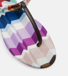 Missoni Dora twill sandals
