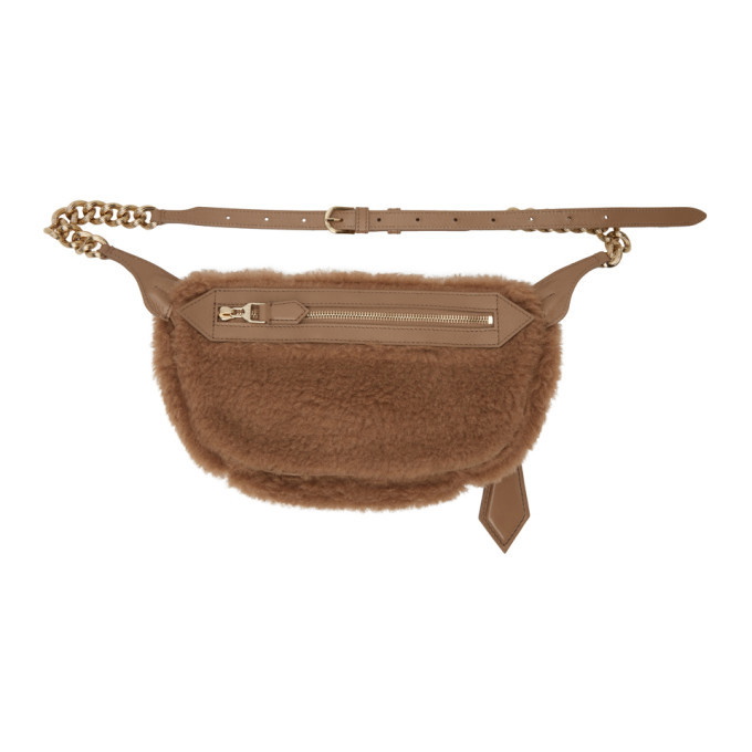 Teddy Banane wool and silk-blend belt bag