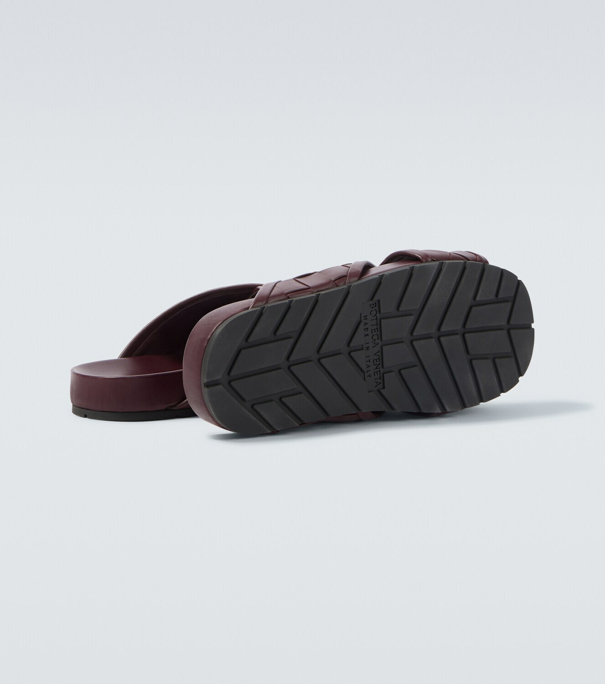 Bottega Veneta Tarik Intrecciato leather slides