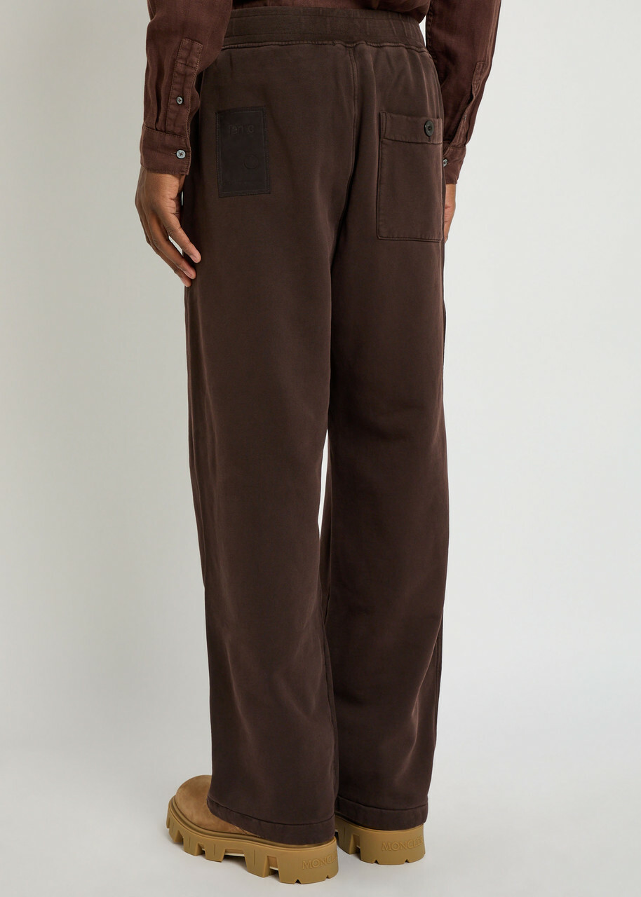 Ten C Cotton Sweatpants Dark Brown