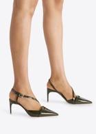 Malone Souliers Valeria 70 Patent Slingback Pumps