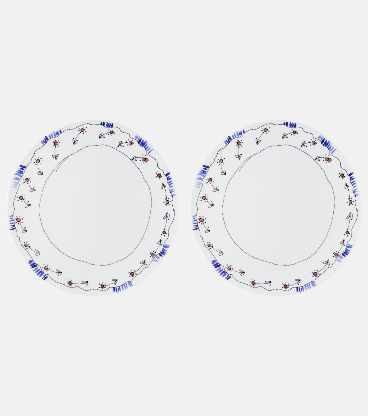 Serax x Marni Anemone Milk set of 2 starter plates