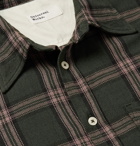 Universal Works - Brook Checked Cotton-Twill Shirt - Green