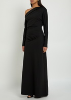 Rohe Twisted Jersey Maxi Dress Black