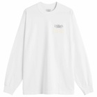 Unlikely Dry Goods Men's Team Logo Long Sleeve T-Shirt in White