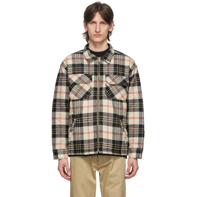 Photo: Noon Goons Off-White Plaid Crowd Jacket
