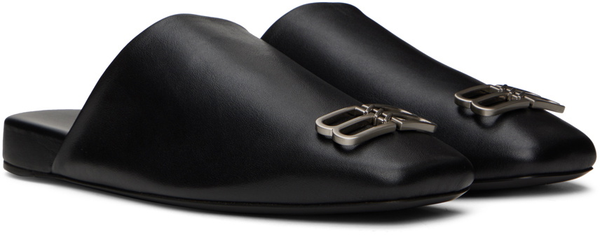 Balenciaga Black Cosy BB Loafers