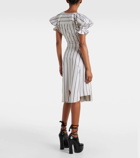 Vivienne Westwood Kate striped cotton midi dress